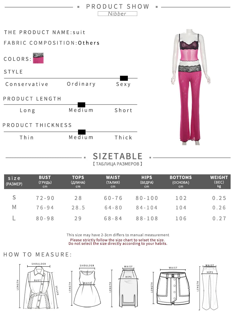 Tiered Leopard/Colorblock Lace Tank Top + Skinny Pants Women's 2-Piece Set