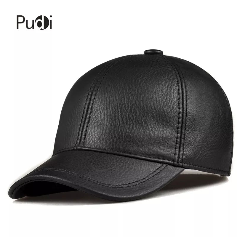 Unisex Genuine Leather  Baseball Cap/Hat