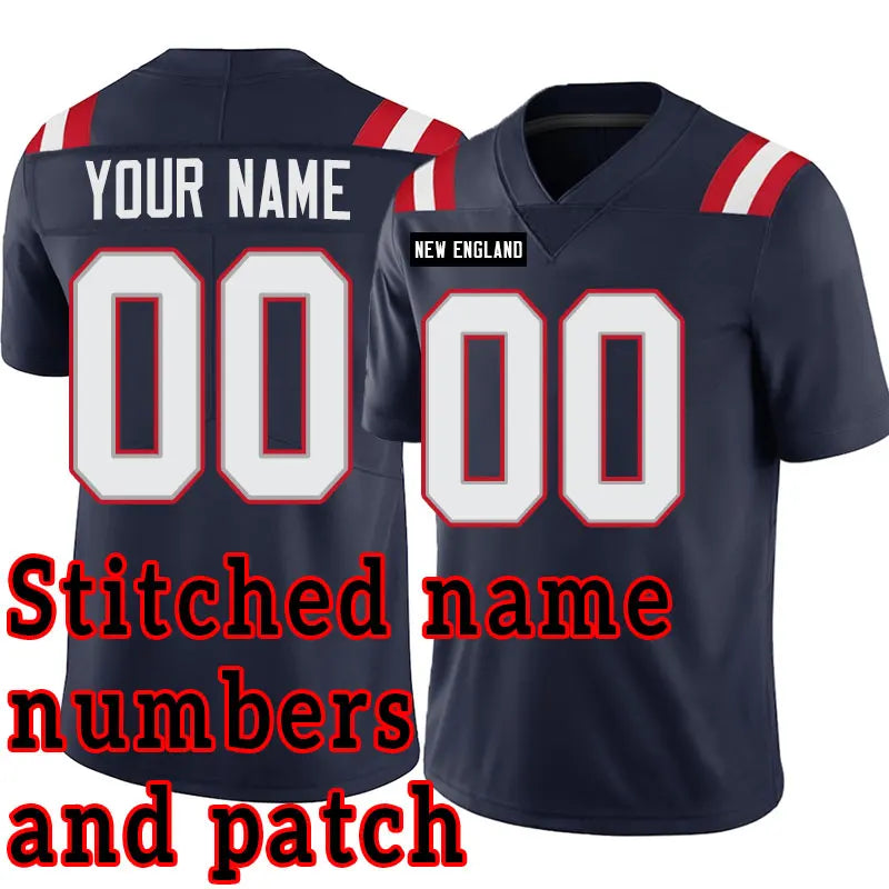 Customized Name NFL Football Jerseys: Seattle, Detroit, Buffalo, Dallas,Houston, Kansas City, Pittsburgh, Philadelphia, New York, Chicago
