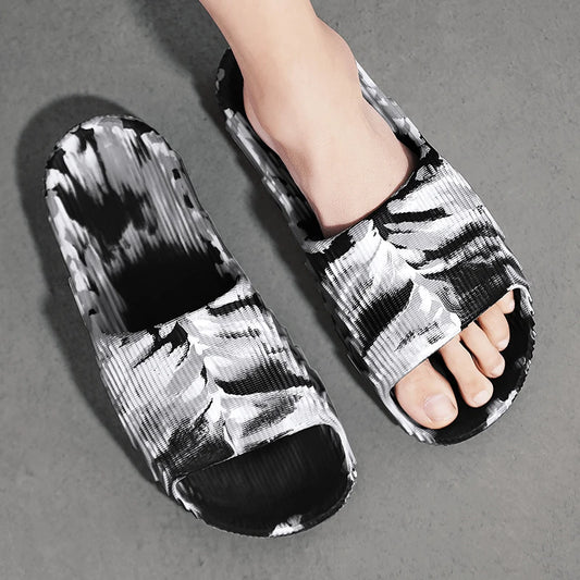 Men's Camouflage Tie-Dye EVA Slipper Flip Flop Slides