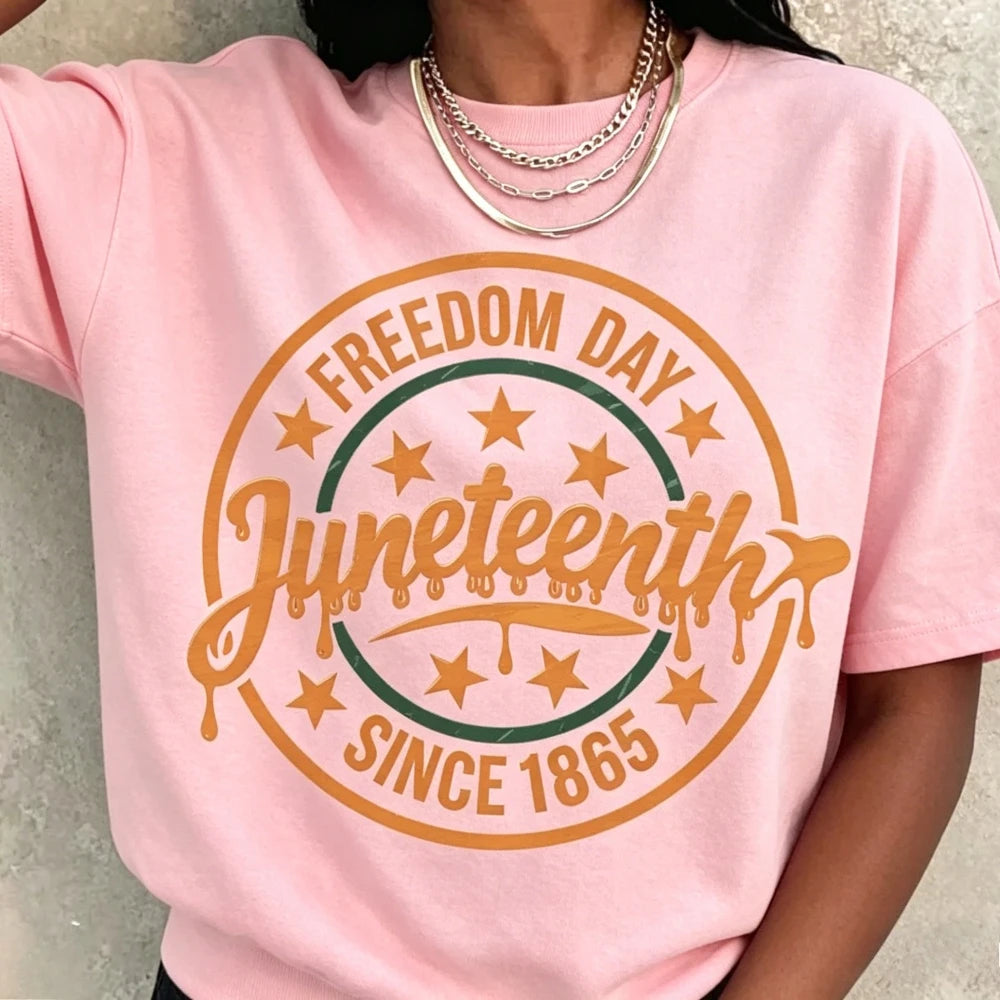 Juneteenth 1865 Freedom Day Since 1865 T-Shirt to 3X Plus Size