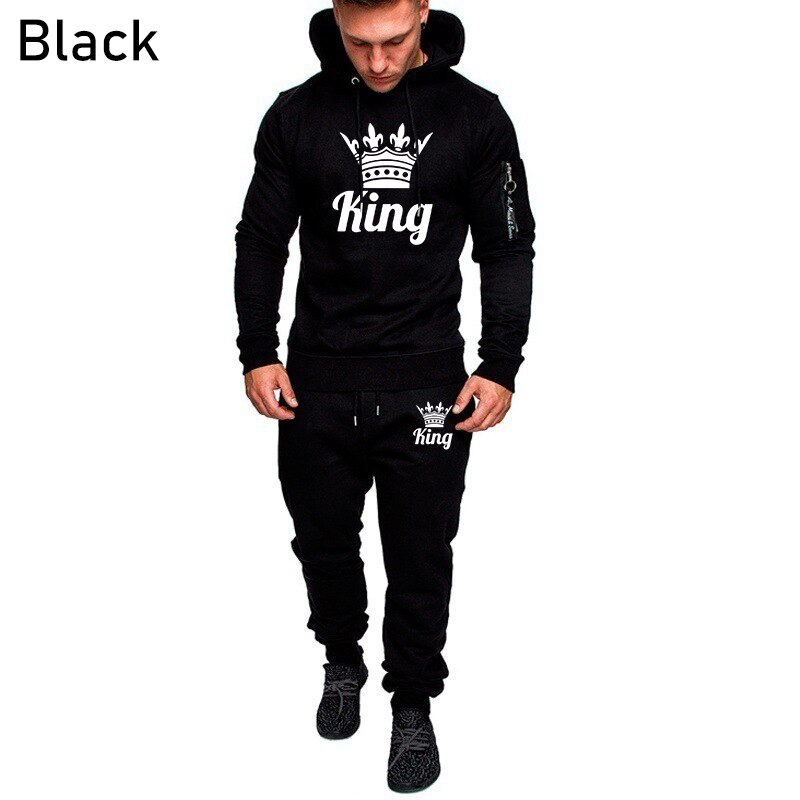 Men's "King" Camouflage Hooded Sweatsuit