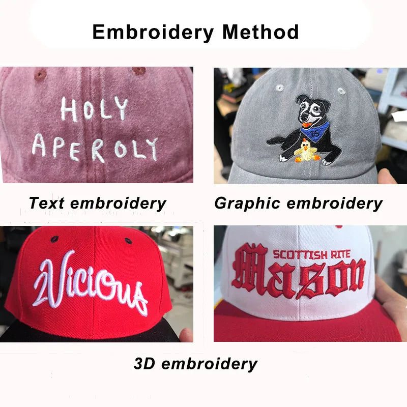 CUSTOMIZED Logo Unisex Embroidered Knitted Beanie Hats