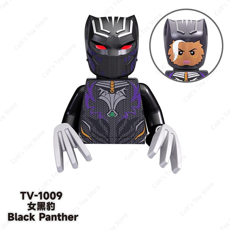 Marvel Superheroes Black Panther 2 Wakanda Forever Mini Action Figures Building Blocks