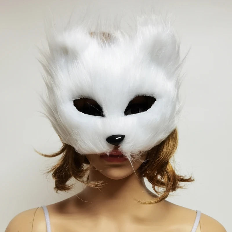 Furry Fox Cosplay Masquerade Mask