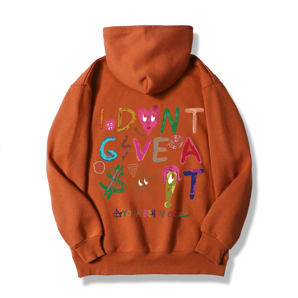 "I DON'T GIVE A SH@$T" Womens Fleece Hoodie Sweatshirt