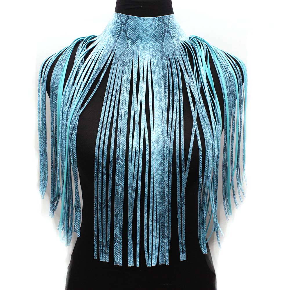 Tassel Fringe Design Leather Body Necklace