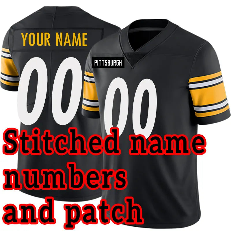 Customized Name NFL Football Jerseys: Seattle, Detroit, Buffalo, Dallas,Houston, Kansas City, Pittsburgh, Philadelphia, New York, Chicago