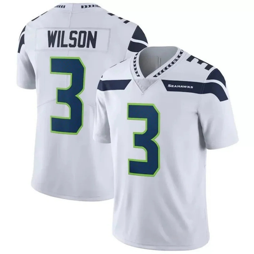 Unisex#3 Russell Wilson/DK Metcalf Seattle Seahawks Football Jersey