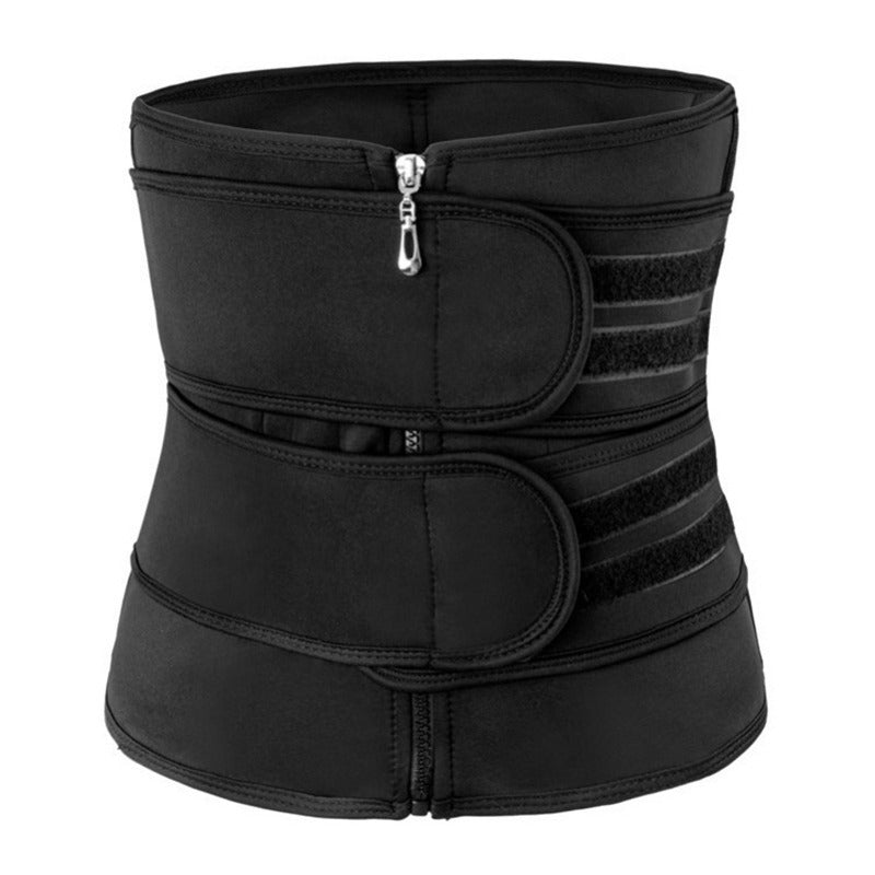 Women's Triple Cross Strap Corset Waist Trainer Belt