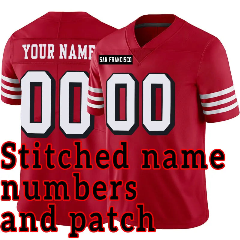 Customized Name NFL Football Jerseys: Seattle, Detroit, Buffalo, Dallas,Houston, Kansas City, Pittsburgh, Philadelphia, New York, Chicago