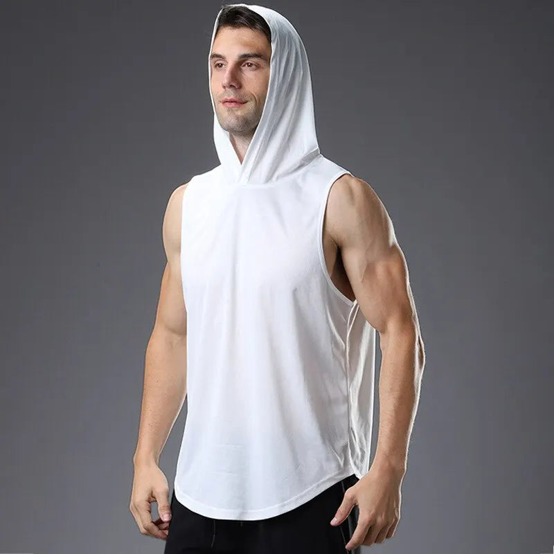 Hooded Fitness  Men's Tank Top