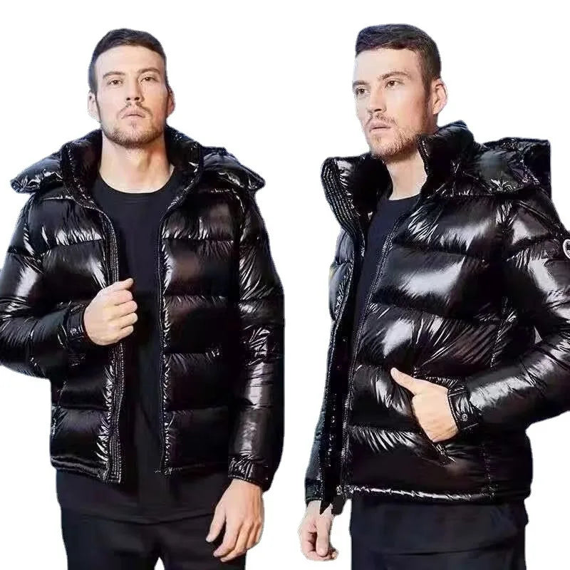 Men's Hooded Puffer Thermal Down Jacket