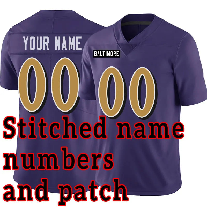Customized Name NFL Football Jerseys: Seattle, Detroit, Buffalo, Dallas,Houston, Kansas City, Pittsburgh, Philadelphia, New York, Chicago