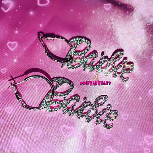 Barbie Diamond Titanium Steel Necklaces/Earrings/Ear Clips