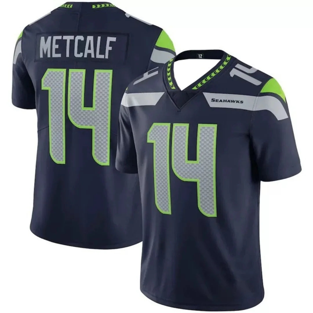 Unisex#3 Russell Wilson/DK Metcalf Seattle Seahawks Football Jersey
