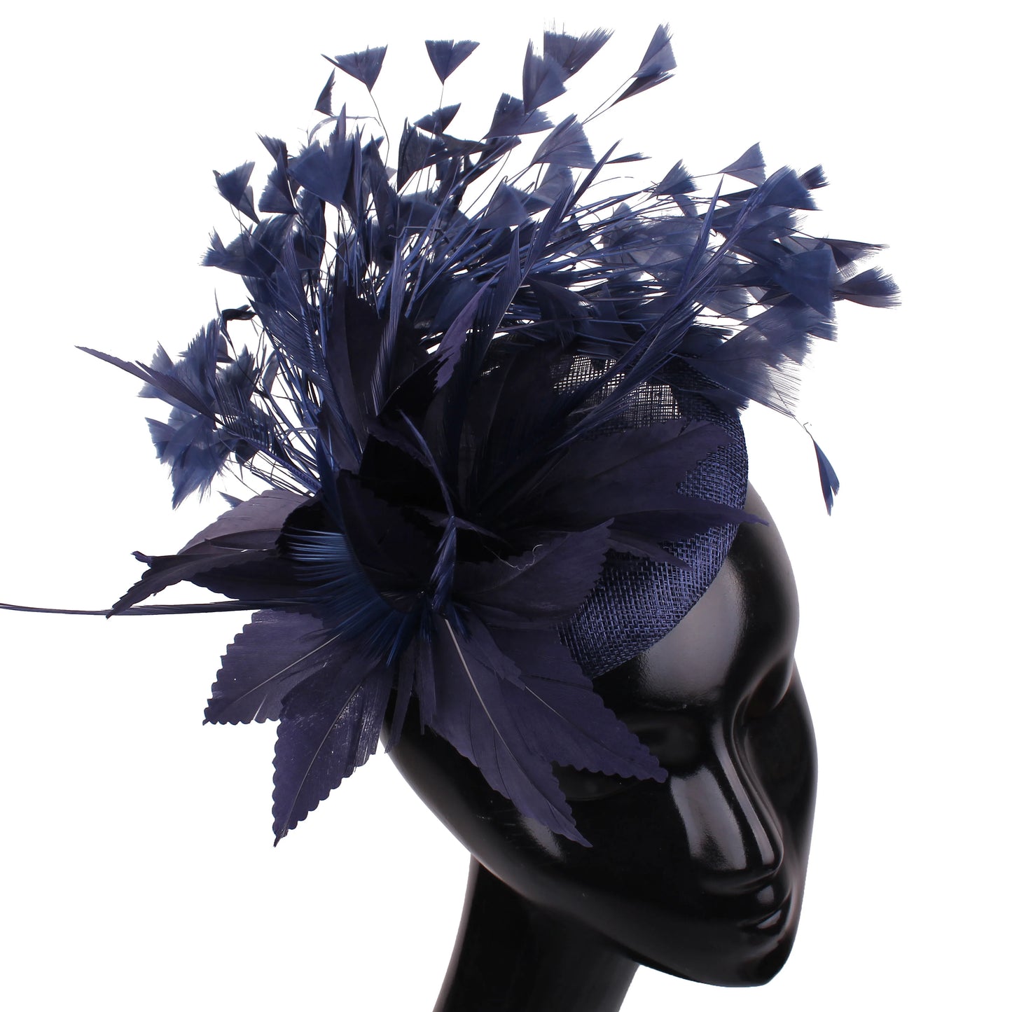 Floral Feather Detail Church/Wedding/Kentucky Derby Women's Fascinator Fedora Hat
