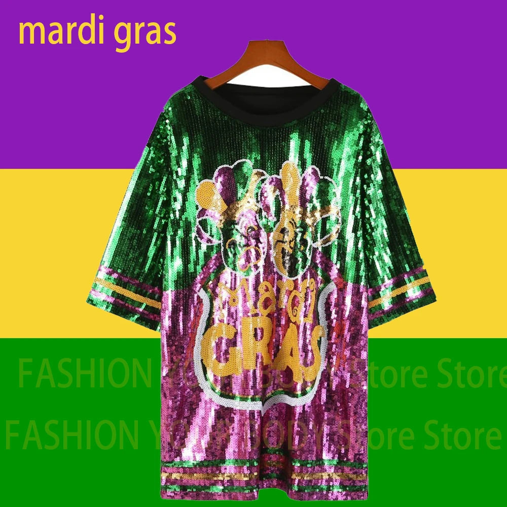 Mardi Gras Vintage Ladies Attire: Shirts, Bombers & Jean Jackets