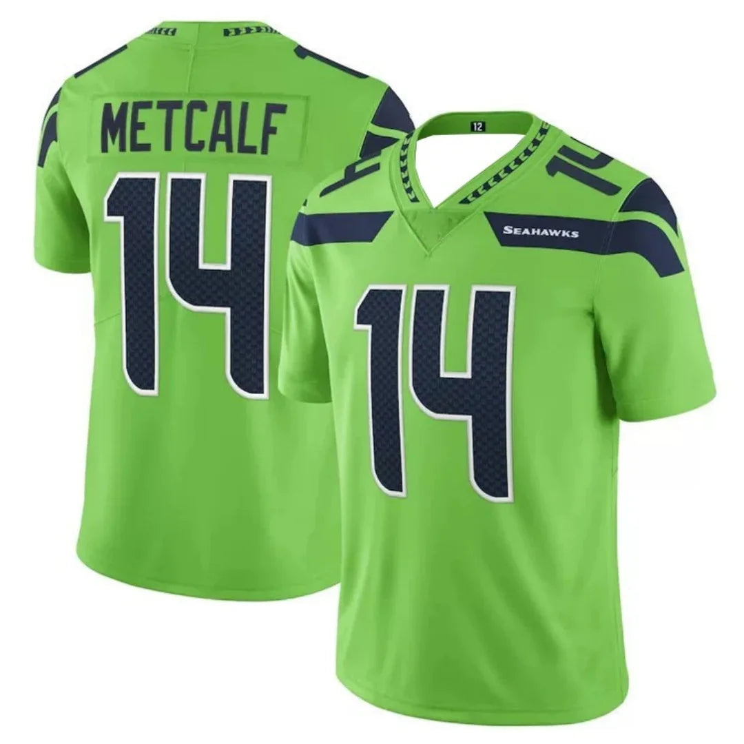 Unisex#3 Russell Wilson/DK Metcalf Seattle Seahawks Football Jersey