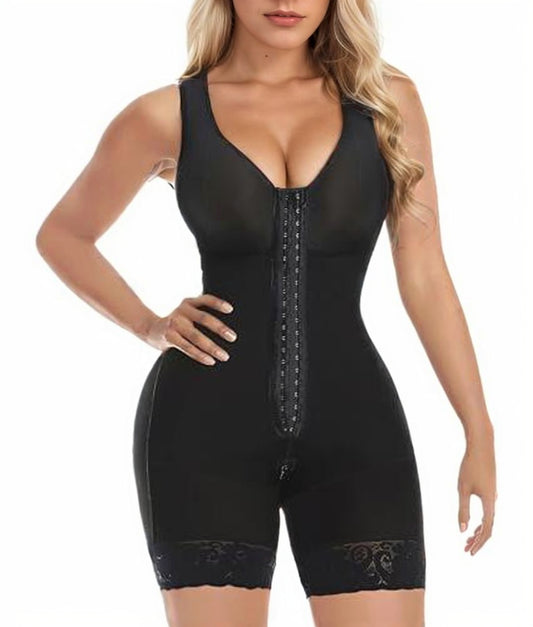 Tummy Control Post Surgery Zipper Butt Lifting Full Body Shaper