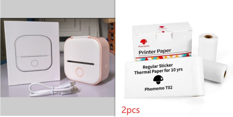Portable Quiz Q&A Mini Thermal Bluetooth Compatible Mini Label/Price Tag Printer