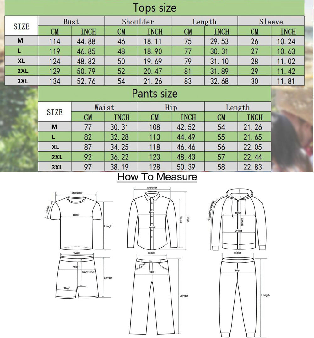 Men's Turn-Down Collar Colorblock Striped Button-Up Polo Shirt + Shorts 2-Piece Set