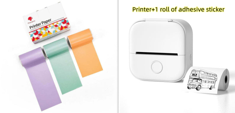 Portable Quiz Q&A Mini Thermal Bluetooth Compatible Mini Label/Price Tag Printer