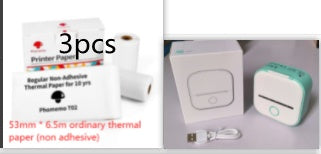 Portable Quiz Q&A Mini Thermal Bluetooth Compatible Mini Label/Price Tag Printer