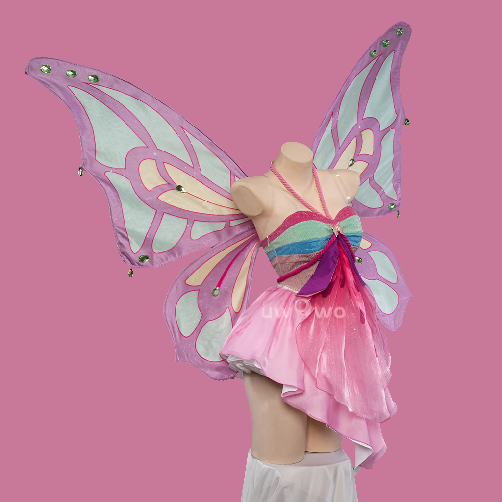 Cosplay Big Butterfly Fairy Girl Wings Costume