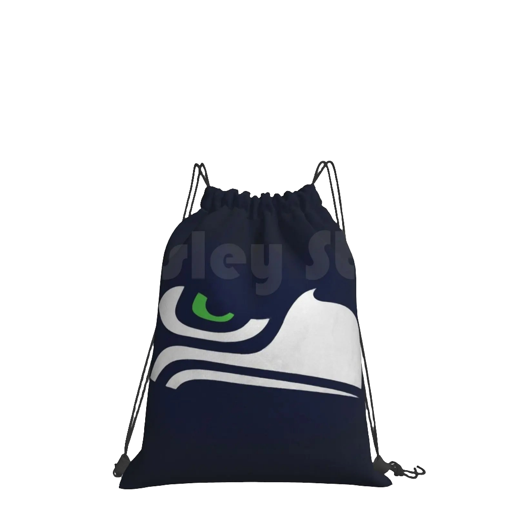 Throwback Unisex Seattle Seahawks Retro Vintage Soft Handle Drawstring Backpack