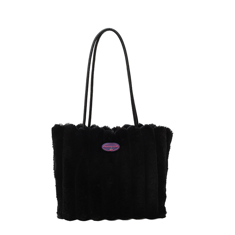 Plush Large Capacity Women's Tote Bags