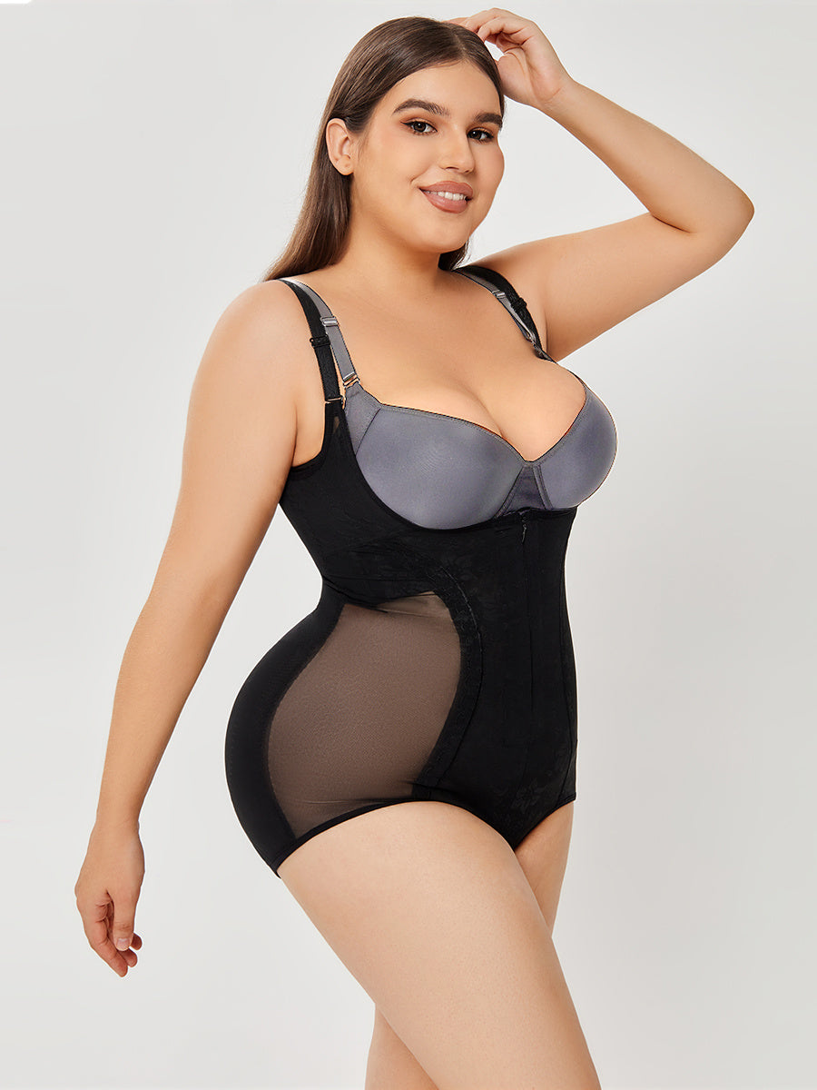 Tummy Control Body Shaper High Waist Full Spaghetti Strap Shapewear