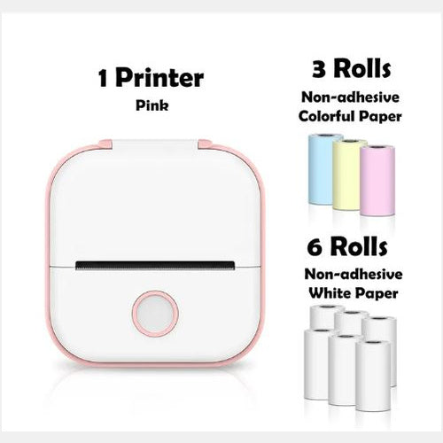 Portable Quiz Q&A Mini Thermal Bluetooth Compatible Mini Label/Price Tag Printer
