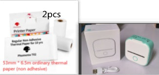 Portable Quiz Q&A Mini Thermal Bluetooth Compatible Mini Label/Price Tag Printer