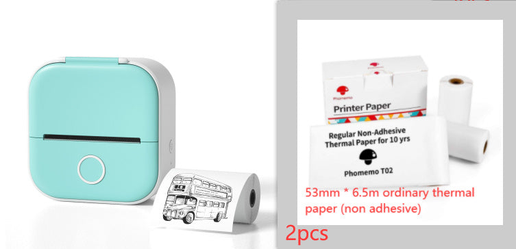 Portable Quiz Q&A Mini Thermal Bluetooth Compatible Mini Label/Price Tag Printer