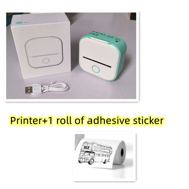 Portable Quiz Q&A Mini Thermal Bluetooth Compatible Mini Label/Price Tag Printer
