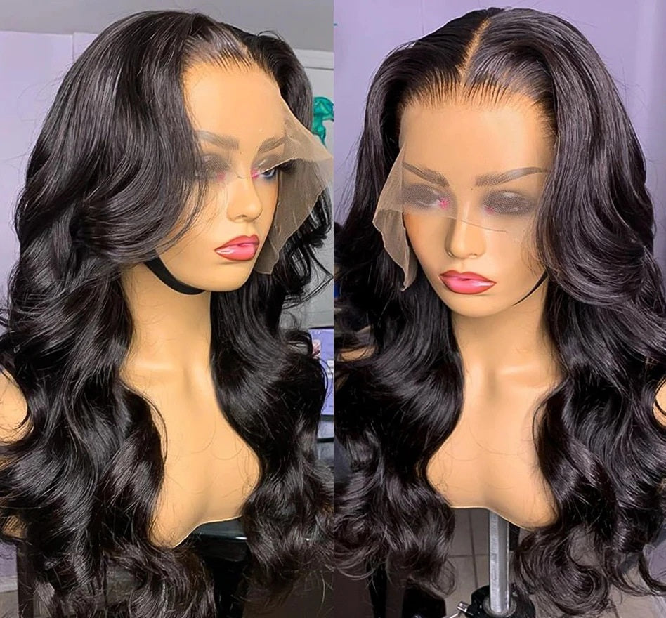 Body Wave 100% Human Hair 13x4/4×4 Pre-Plucked Hairline Lacefront Wig