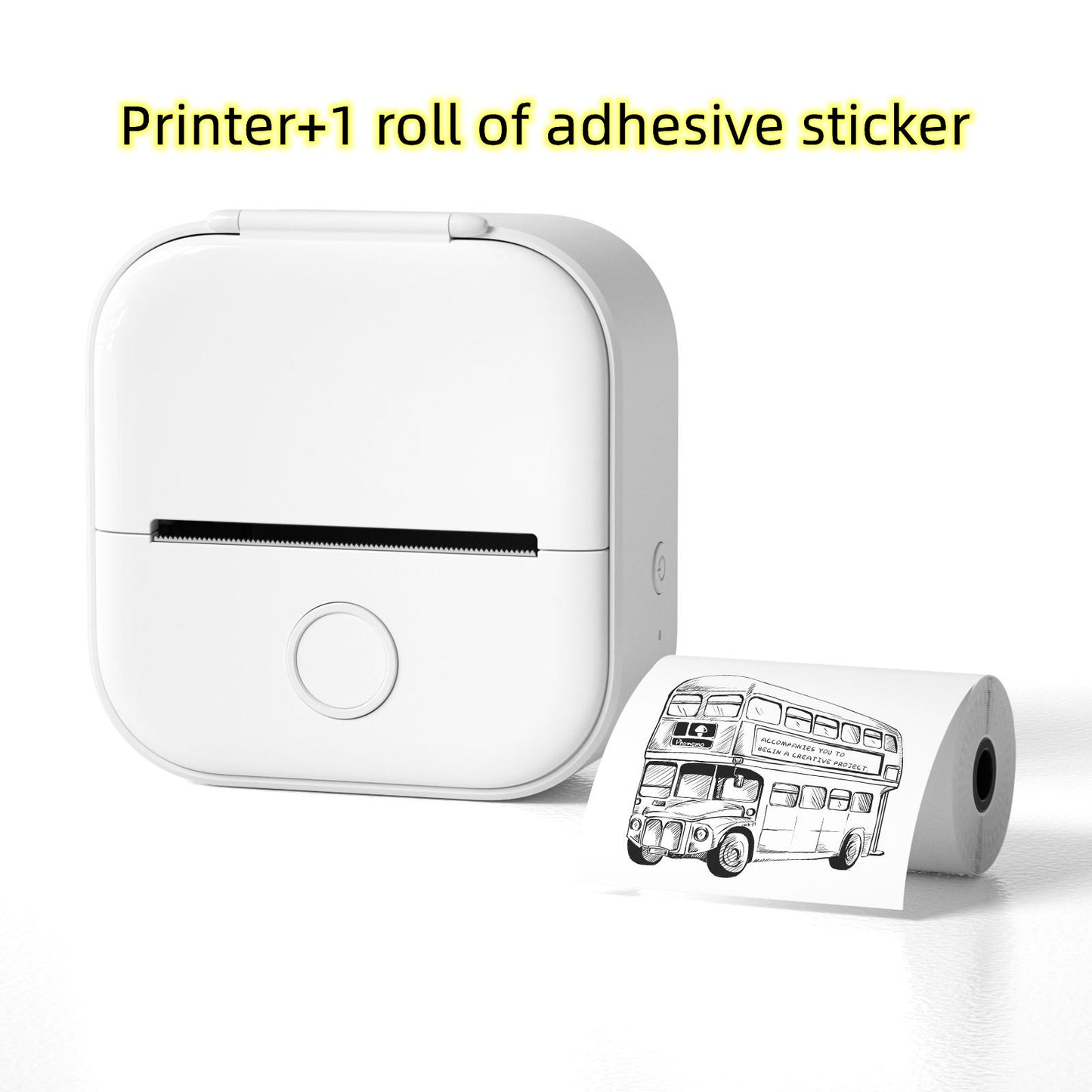 Portable Quiz Q&A Mini Thermal Bluetooth Compatible Mini Label/Price Tag Printer