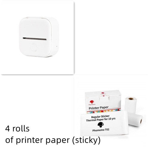 Portable Quiz Q&A Mini Thermal Bluetooth Compatible Mini Label/Price Tag Printer