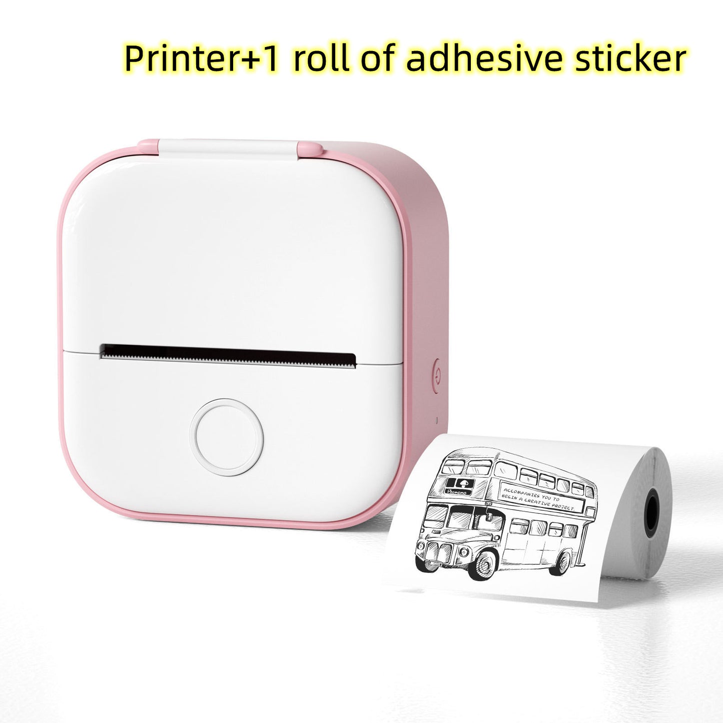 Portable Quiz Q&A Mini Thermal Bluetooth Compatible Mini Label/Price Tag Printer
