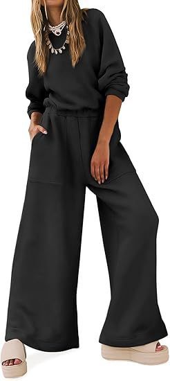 Knitted Long Sleeve Women's Solid Color Backless Sweater Jumpsuit