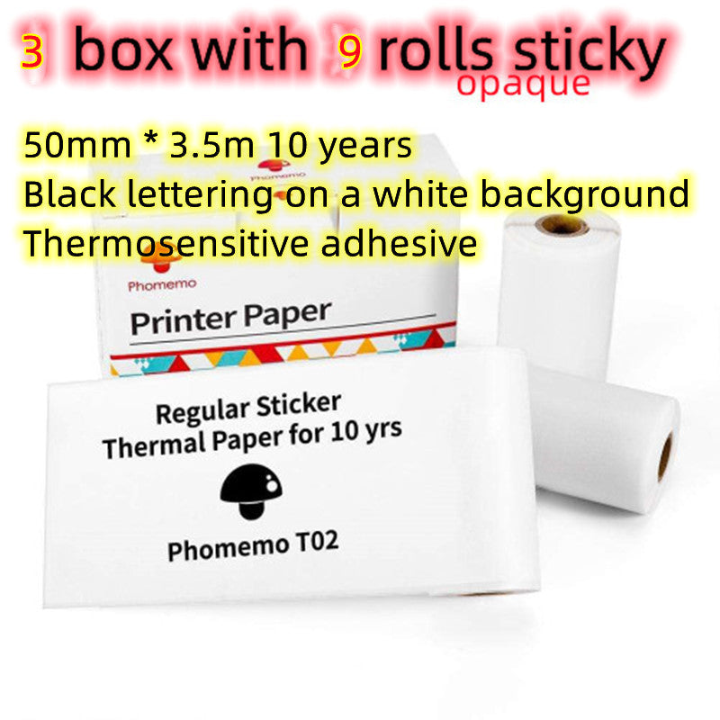 Portable Quiz Q&A Mini Thermal Bluetooth Compatible Mini Label/Price Tag Printer