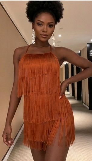 Backless Tassel Fringe Women's Sleeveless Shorts Romper
