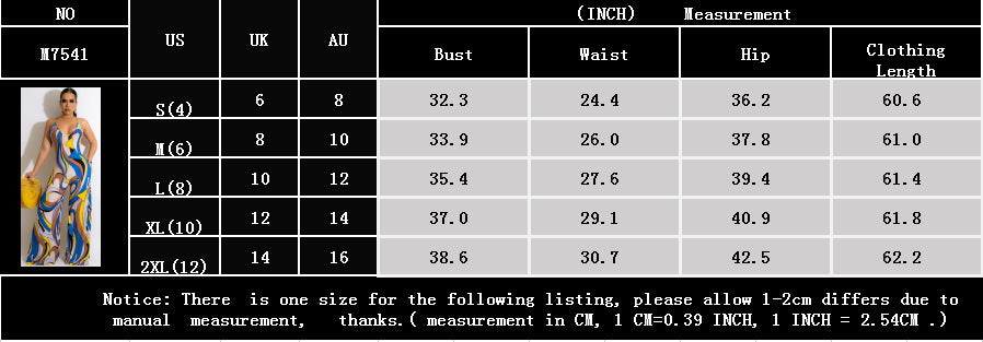 Swirl Print Blue/Yellow/White Sleeveless Spaghetti Strap Backless Women's Wide Leg Jumpsuit