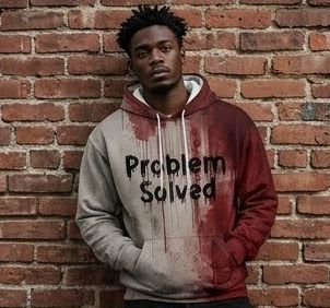 Men's Drawstring Hip-Hop 3D Blood Print Halloween Long Sleeve Hoodie Sweatshirts to 5X Big & Tall - 14 Patterns