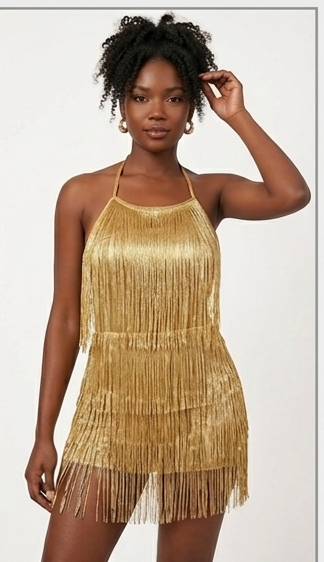 Backless Tassel Fringe Women's Sleeveless Shorts Romper