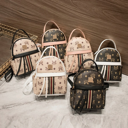 Ladies PU Leather Large Replica Backpacks