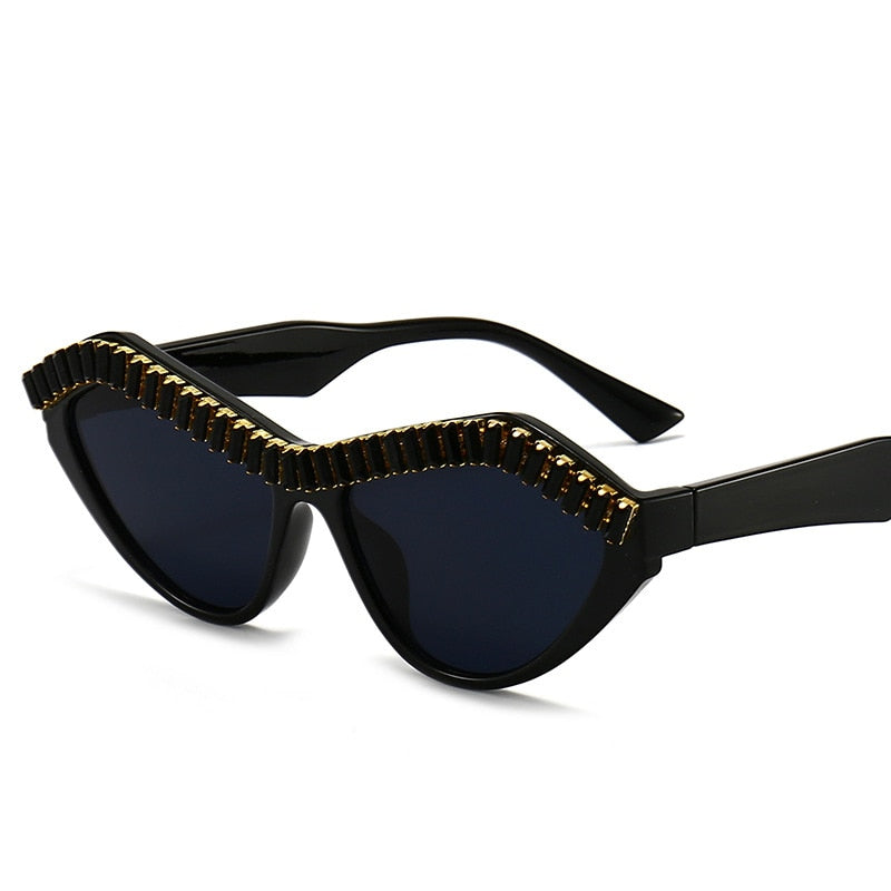 Rhinestone Women Cat Eye Diamond Sunglasses