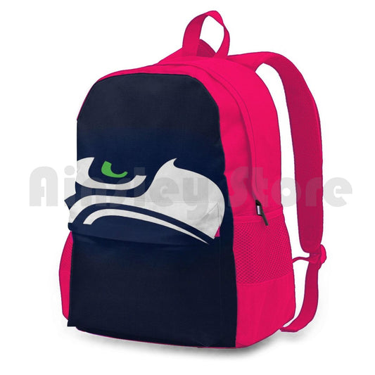 Seattle Seahawks Throwback Retro Vintage Outdoor Backpack