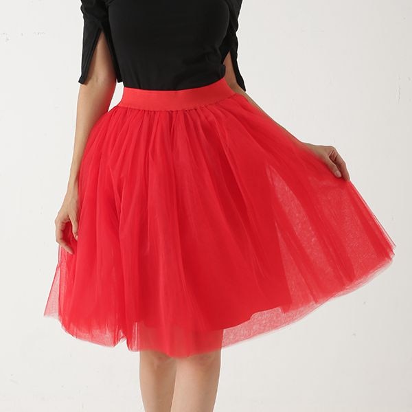 Petticoat Bridesmaid Midi Tutu Skirt